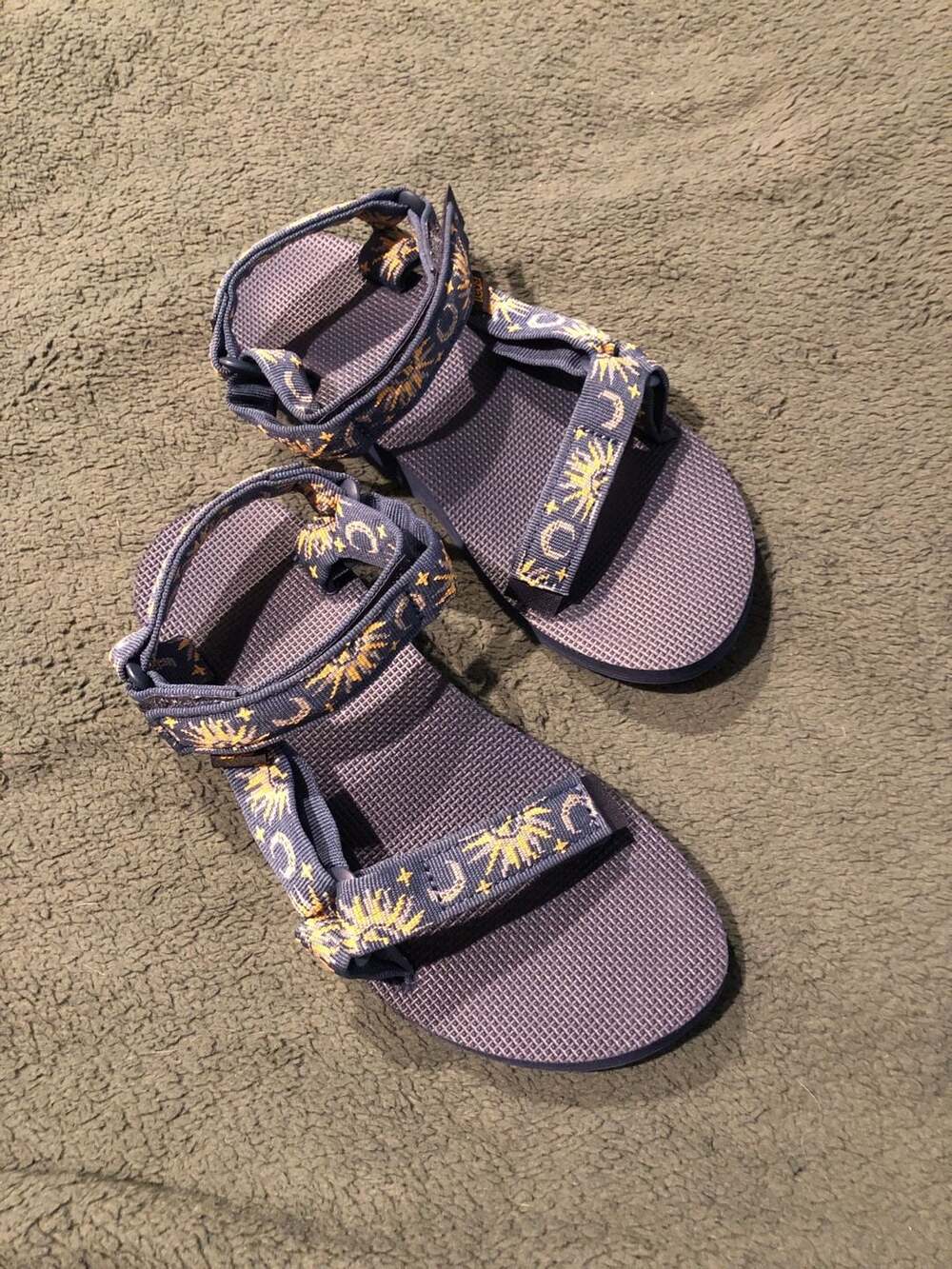 Teva Women's Original Universal Sandal in Sun and Moon Insignia Blue